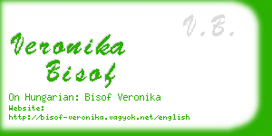 veronika bisof business card